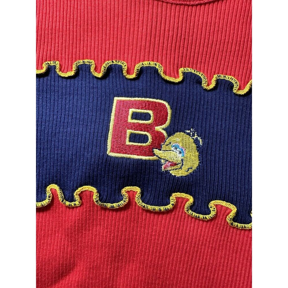 Sesame Street Red & Navy Ruffle Knit Matching Set - Picture 2 of 7